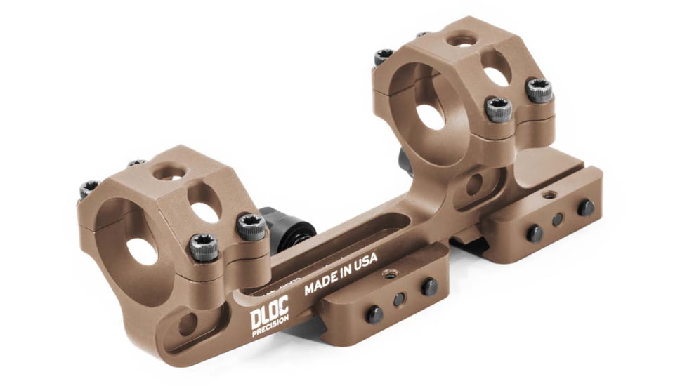 DLOC Precision Cantilever Scope Mount, 30mm, 1.53 in Height, Tan, DLOC-C130-1535-T