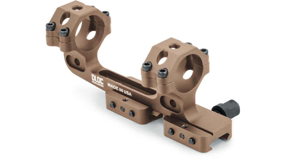DLOC Precision Cantilever Scope Mount, 30mm, 1.63 in Height, Tan, DLOC-C130-1630-T