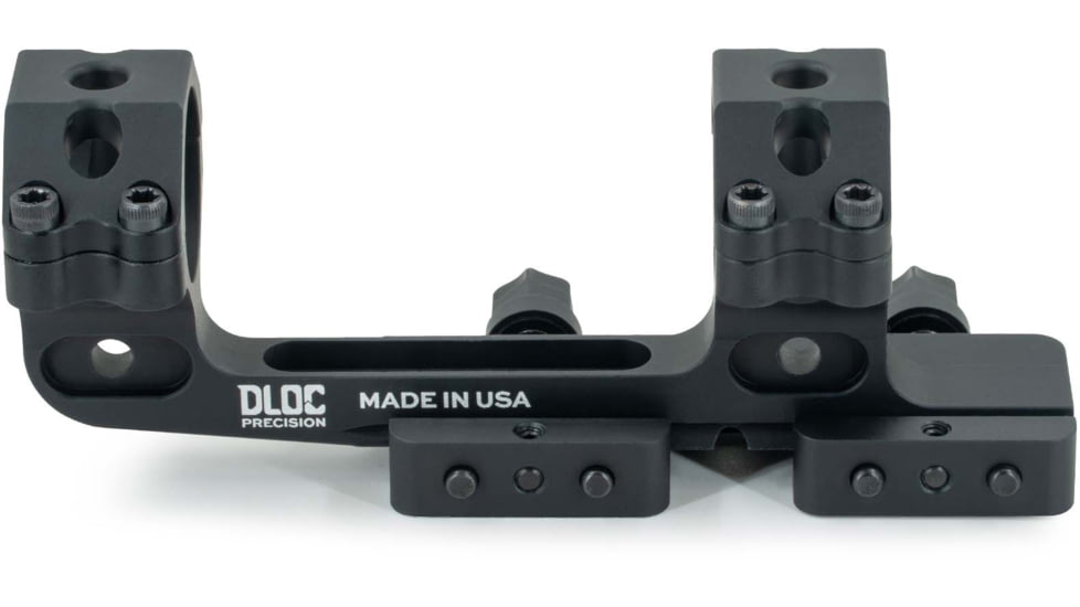 DLOC Precision Cantilever Scope Mount, 30mm, 1.63 in Height, Black, DLOC-C130-1630-B