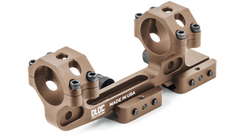 DLOC Precision Cantilever Scope Mount, 30mm, 2.05 in Height, Tan, DLOC-C130-2050-T