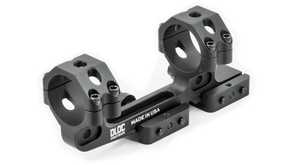 DLOC Precision Cantilever Scope Mount, 34mm, 1.53 in Height, Black, DLOC-C134-1535-B