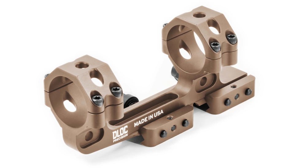 DLOC Precision Cantilever Scope Mount, 34mm, 1.53 in Height, Tan, DLOC-C134-1535-T