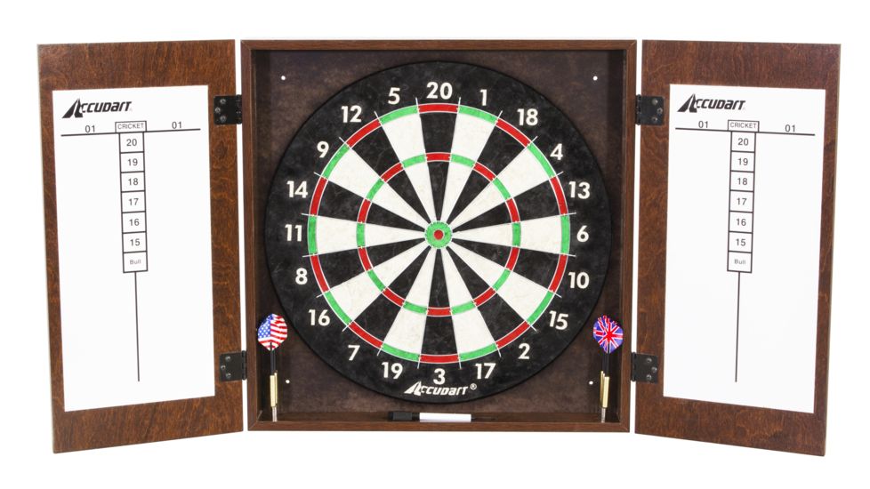 DMI 18in Arachnid Manchester Dartboard Cabinet Set, D4216