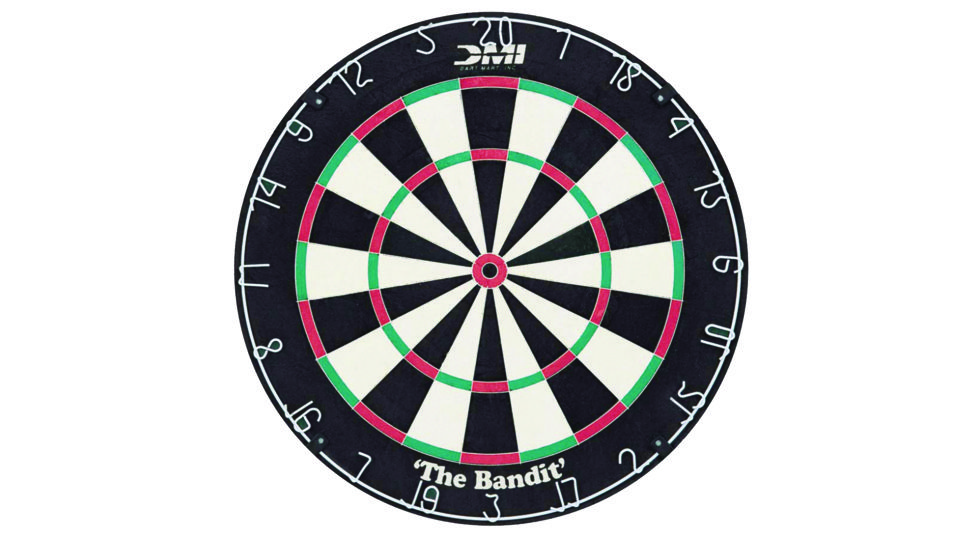 DMI Bandit Staple-free Bristle Dartboard, 60002