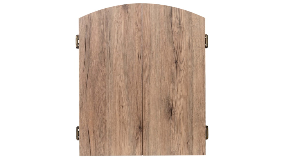 DMI Dublin Bristle Dartboard Cabinet Set, Wood grain/Tan, D4600RTW