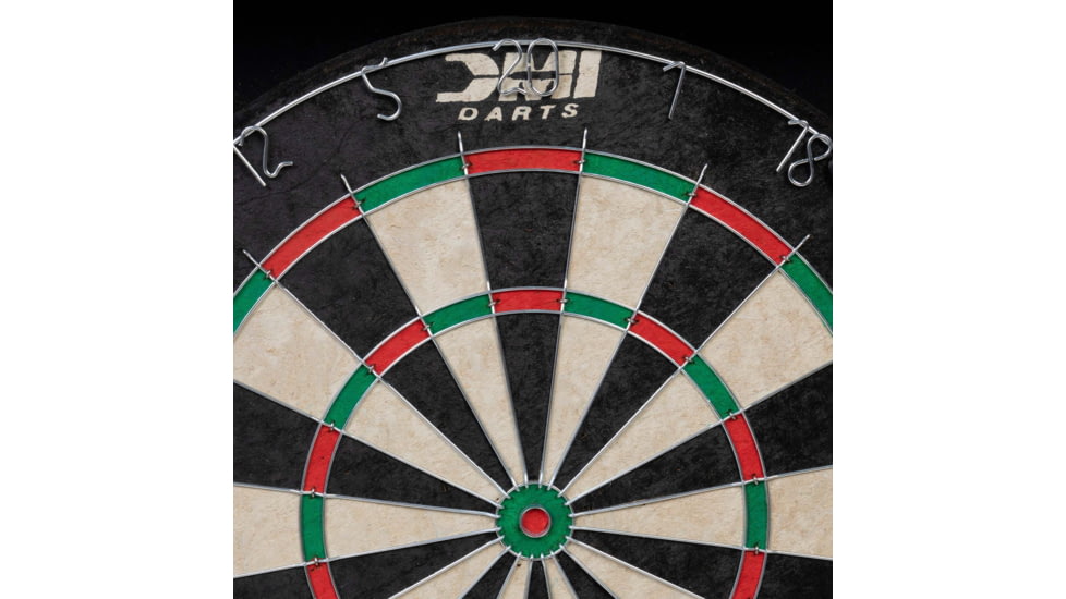 DMI Dublin Bristle Dartboard Cabinet Set, Wood grain/Tan, D4600RTW