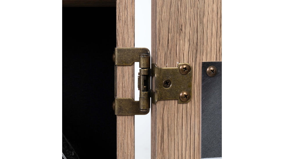 DMI Dublin Bristle Dartboard Cabinet Set, Wood grain/Tan, D4600RTW