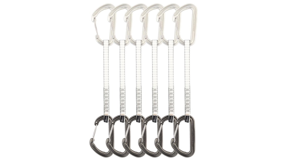 DMM Spectre 2 Quickdraw, Pack of 6, Silver/Titanium, 18cm, A358-18P6