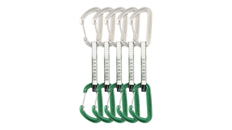 DMM Spectre Quickdraws Carabine, Pack of 5, Green, 12cm, A358-12GRP5