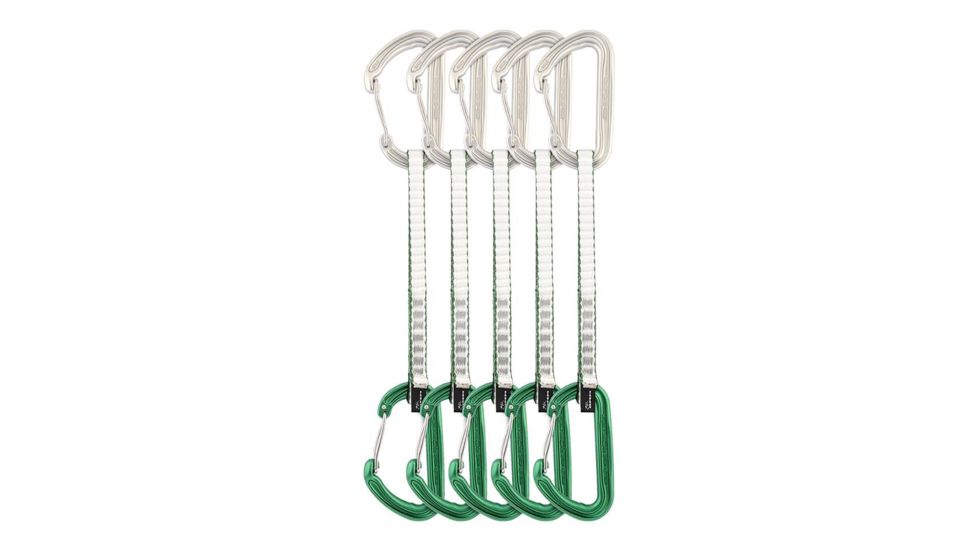 DMM Spectre Quickdraws Carabine, Pack of 5, Green, 18cm, A358-18GRP5