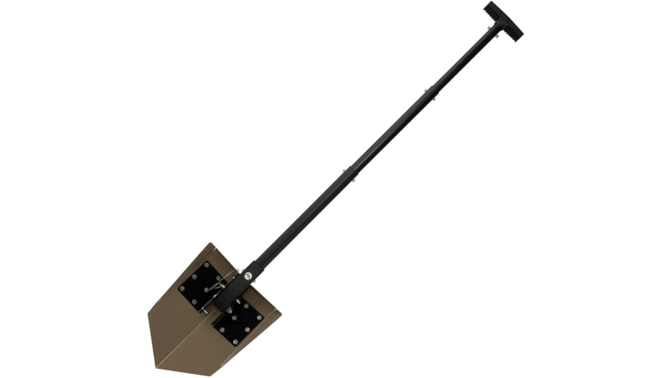 DMOS Delta Shovel, 24in x 11in x 2.75in, 14 Gauge Cold-Rolled Steel Blade, Flat Dark Earth, 20SU-DSST-FDBK