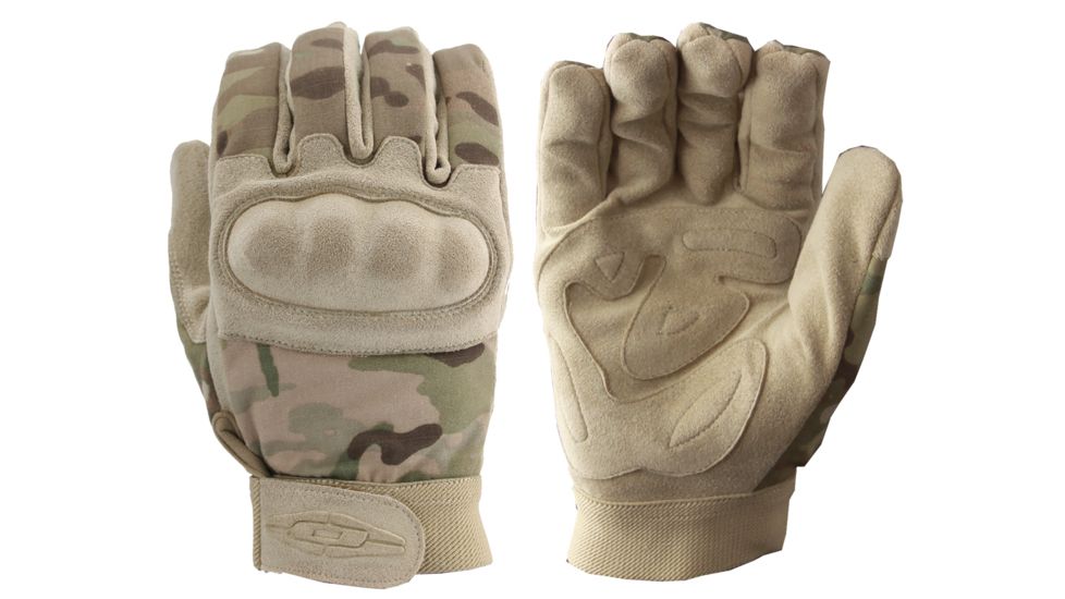 Damascus Protective Gear MX25-MH Nexstar III - MultiCam Print Gloves w/ Hard Shell Knuckles, Large, Multi-cam MX25MHLG