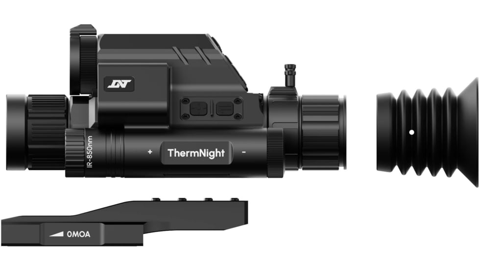DNT Optics ThermNight 1.5-6x Thermal Rifle Scope, 5-20x Day/Night w/ Laser Rangerfinder