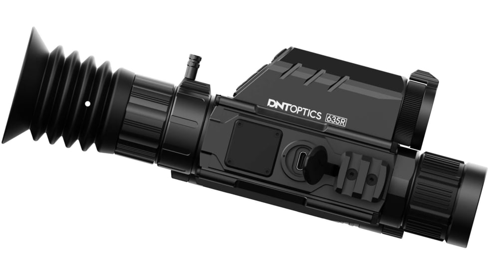 DNT Optics ThermNight 1.5-6x Thermal Rifle Scope, 5-20x Day/Night w/ Laser Rangerfinder