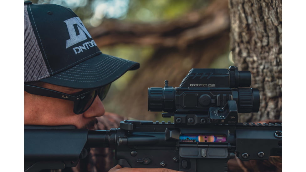 DNT Optics ThermNight 1.5-6x Thermal Rifle Scope, 5-20x Day/Night w/ Laser Rangerfinder
