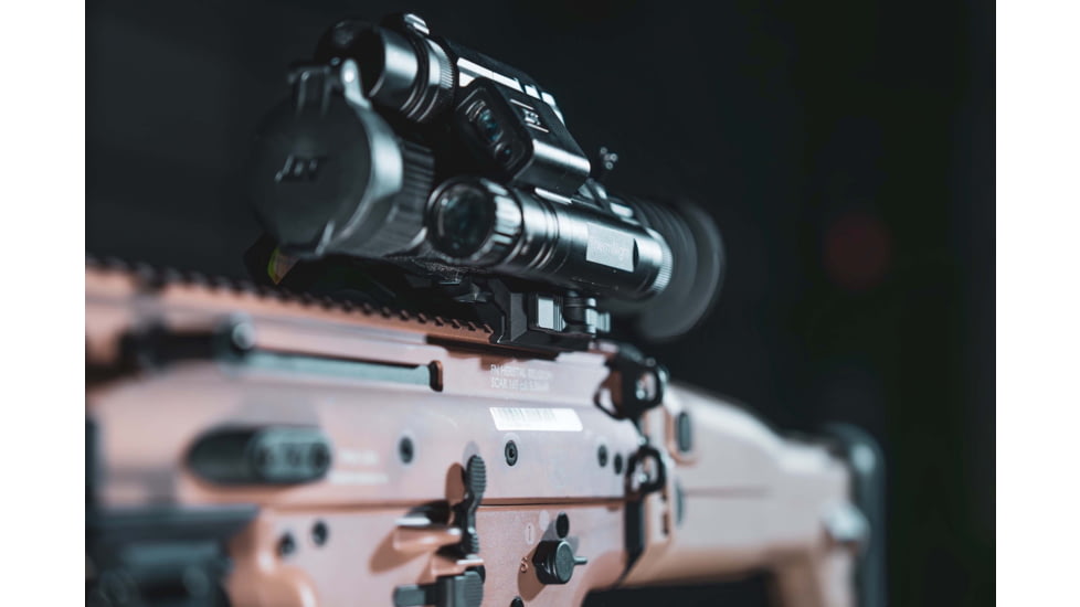 DNT Optics ThermNight 1.5-6x Thermal Rifle Scope, 5-20x Day/Night w/ Laser Rangerfinder