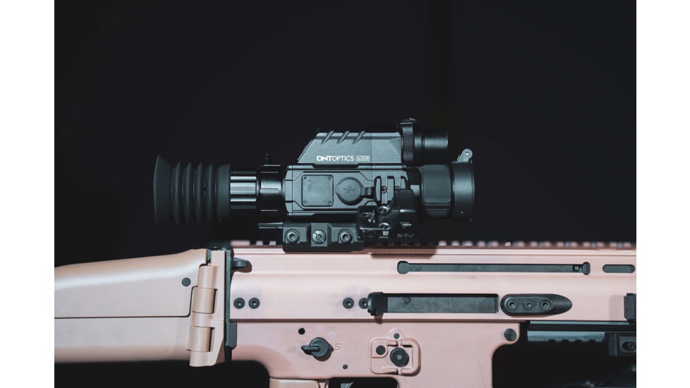 DNT Optics ThermNight 1.5-6x Thermal Rifle Scope, 5-20x Day/Night w/ Laser Rangerfinder