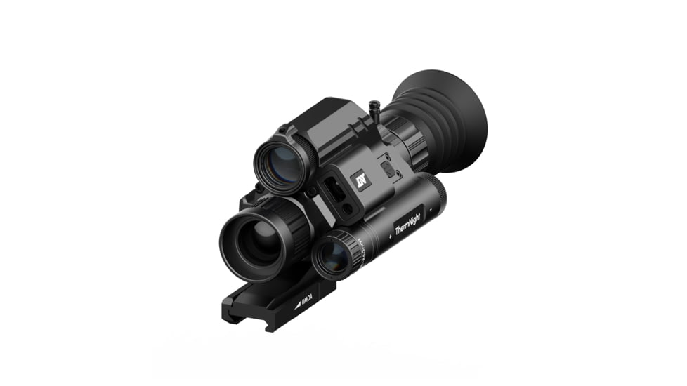 DNT Optics ThermNight 2.5-10x Thermal Rifle Scope, 5-20x Day/Night w/ Laser Rangefinder