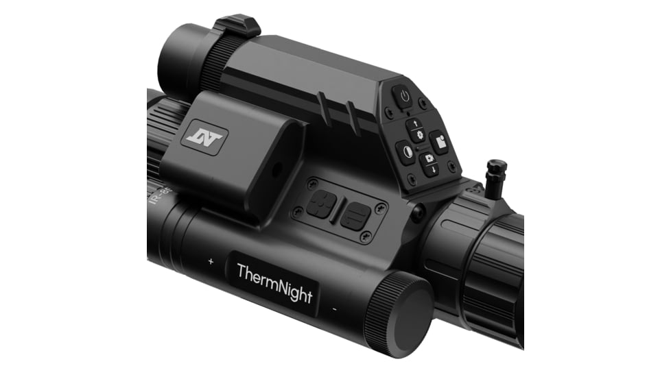 DNT Optics ThermNight 2.5-10x Thermal Rifle Scope, 5-20x Day/Night w/ Laser Rangefinder