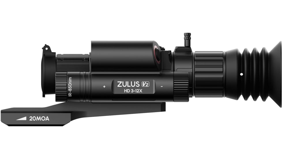 DNT Optics Zulus HD 3-12x V2 Night Vision Riflescope w/ Laser Rangefinder