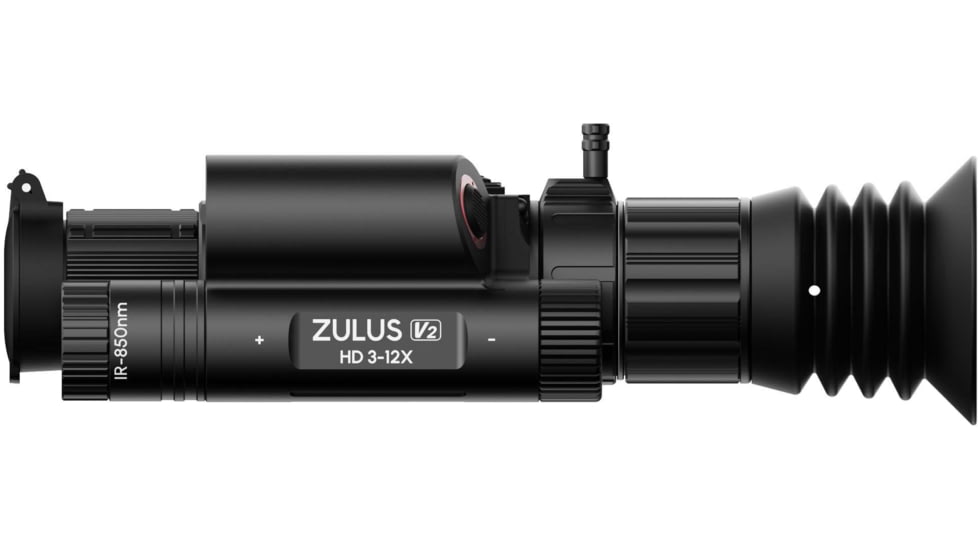 DNT Optics Zulus HD 3-12x V2 Night Vision Riflescope w/ Laser Rangefinder