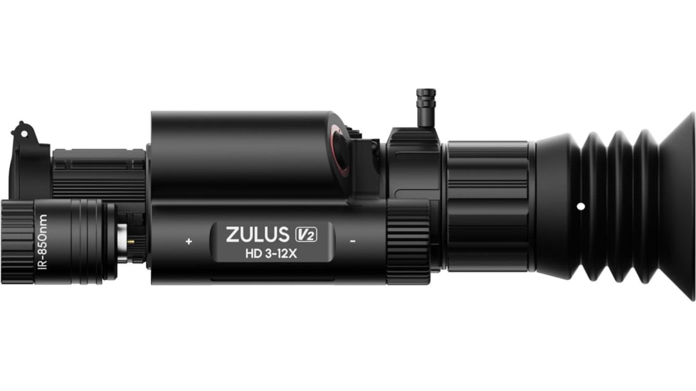 DNT Optics Zulus HD 3-12x V2 Night Vision Riflescope w/ Laser Rangefinder