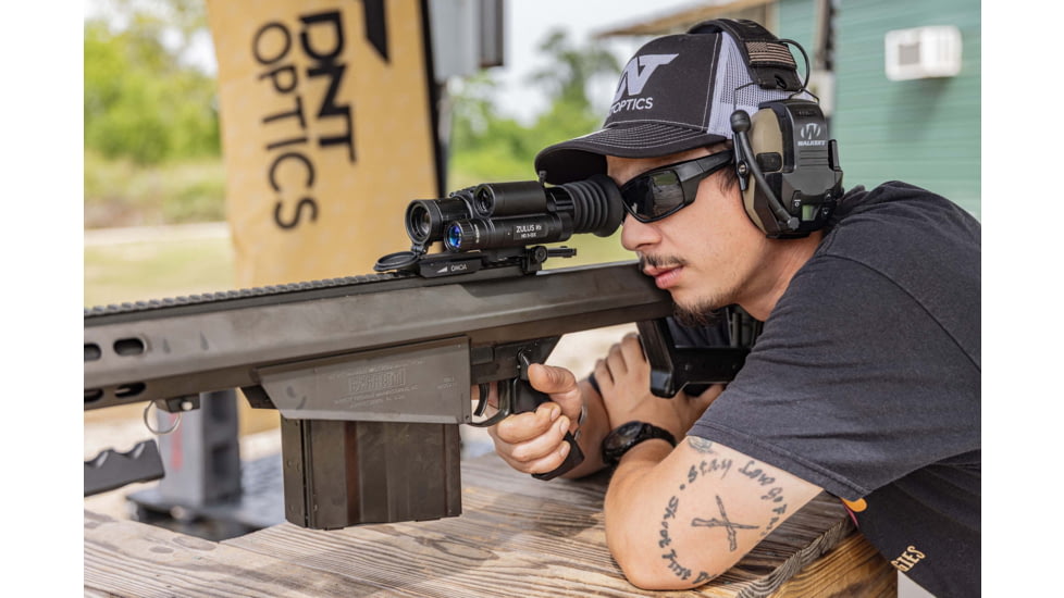 DNT Optics Zulus HD 3-12x V2 Night Vision Riflescope w/ Laser Rangefinder