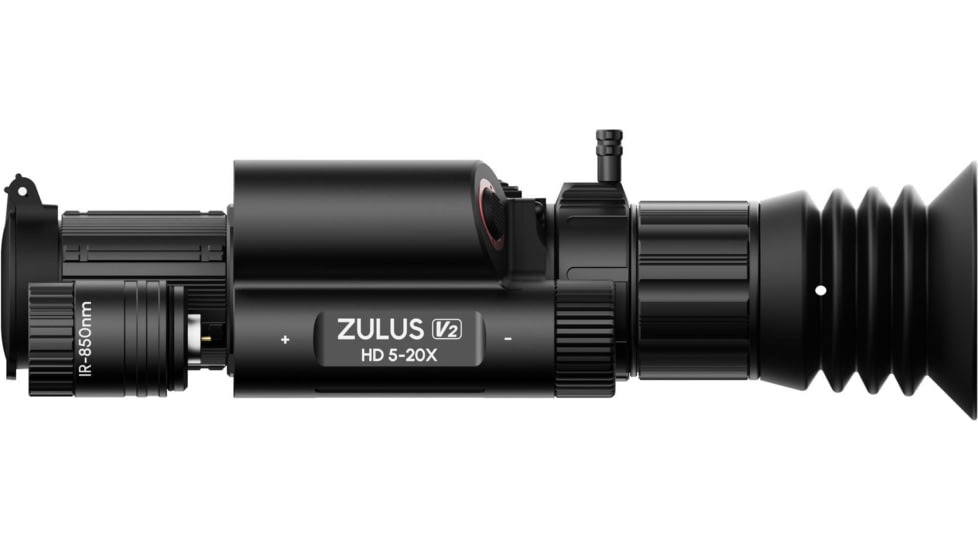 DNT Optics Zulus HD 5-20x V2 Digital Night Vision Riflescope w/ Laser Rangefinder