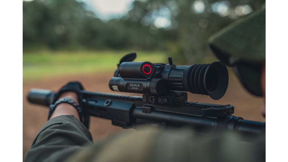 DNT Optics Zulus HD 5-20x V2 Digital Night Vision Riflescope w/ Laser Rangefinder