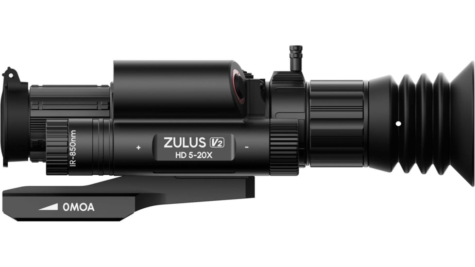 DNT Optics Zulus HD 5-20x V2 Digital Night Vision Riflescope w/ Laser Rangefinder