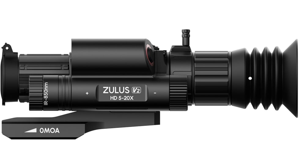DNT Optics Zulus HD 5-20x V2 Digital Night Vision Riflescope w/ Laser Rangefinder