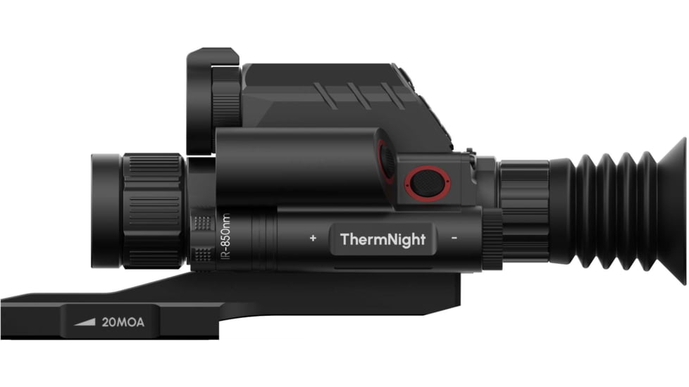 DNT Optics ThermNight 3-12x52mm Thermal Rifle Scope w/5-20x Night Vision Multispectral Scope with Laser Rangefinder and Ballistic Calculator