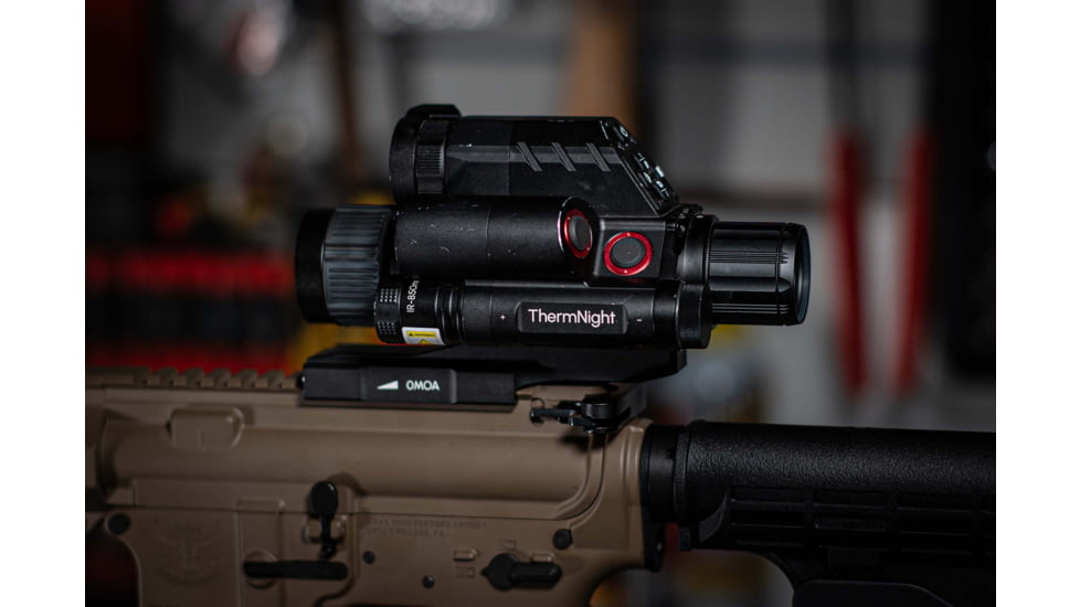 DNT Optics ThermNight 3-12x52mm Thermal Rifle Scope w/5-20x Night Vision Multispectral Scope with Laser Rangefinder and Ballistic Calculator