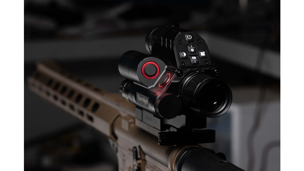 DNT Optics ThermNight 3-12x52mm Thermal Rifle Scope w/5-20x Night Vision Multispectral Scope with Laser Rangefinder and Ballistic Calculator