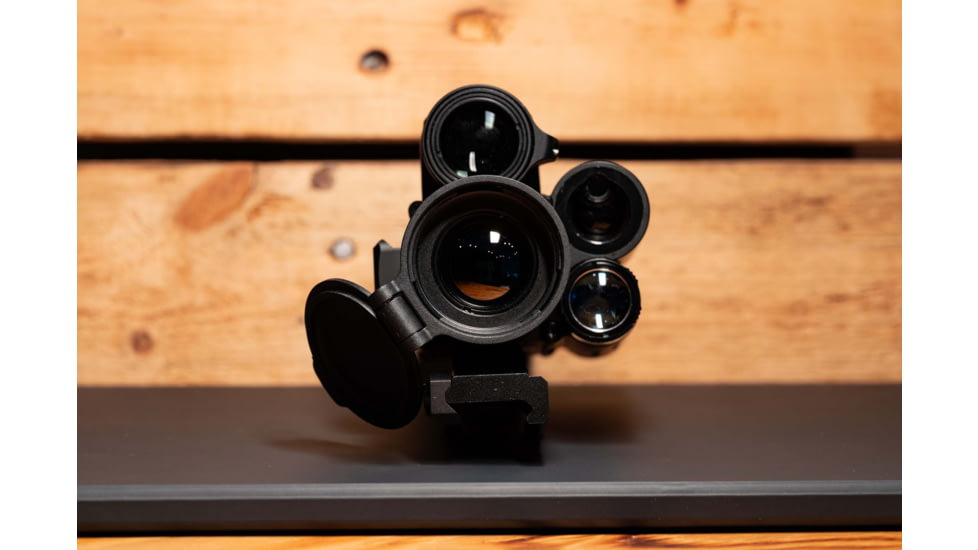 DNT Optics ThermNight 3-12x52mm Thermal Rifle Scope w/5-20x Night Vision Multispectral Scope with Laser Rangefinder and Ballistic Calculator