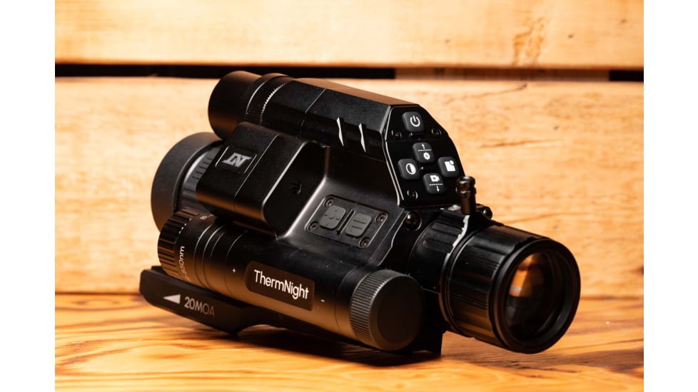 DNT Optics ThermNight 3-12x52mm Thermal Rifle Scope w/5-20x Night Vision Multispectral Scope with Laser Rangefinder and Ballistic Calculator