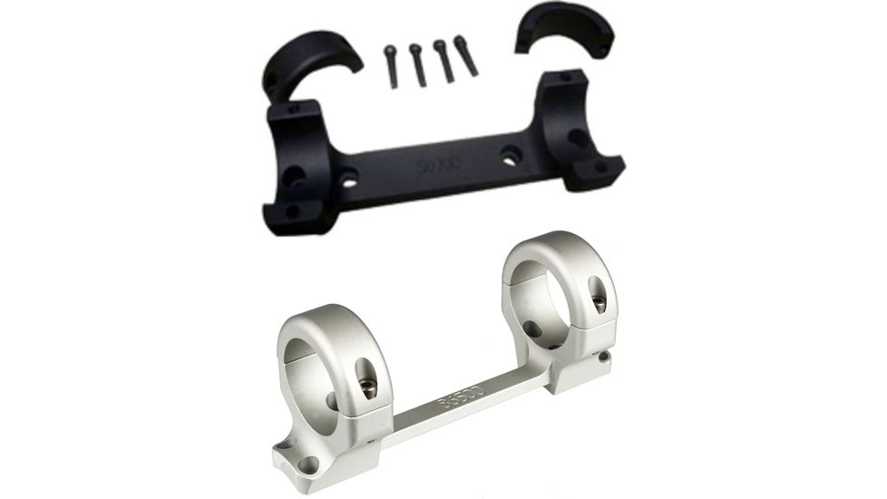 DNZ Browning X Bolt Short Action 30mm Scope Tube Mount, Black, Silver