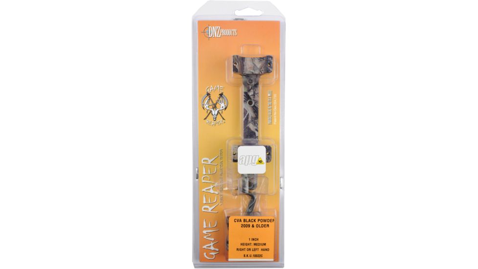 DNZ Products Game Reaper Scope Mount - CVA Black Powder Rifles, Medium Ring, 1 in Tube, REALTREE APG Camo, 10022c