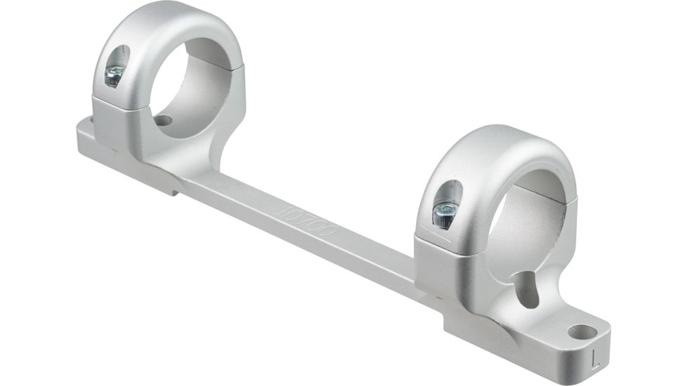 DNZ Products Game Reaper Scope Mount - Remington 700 Long Action, Low Ring, 0 MOA, Right Hand, 1 in Tube, Silver, 11700