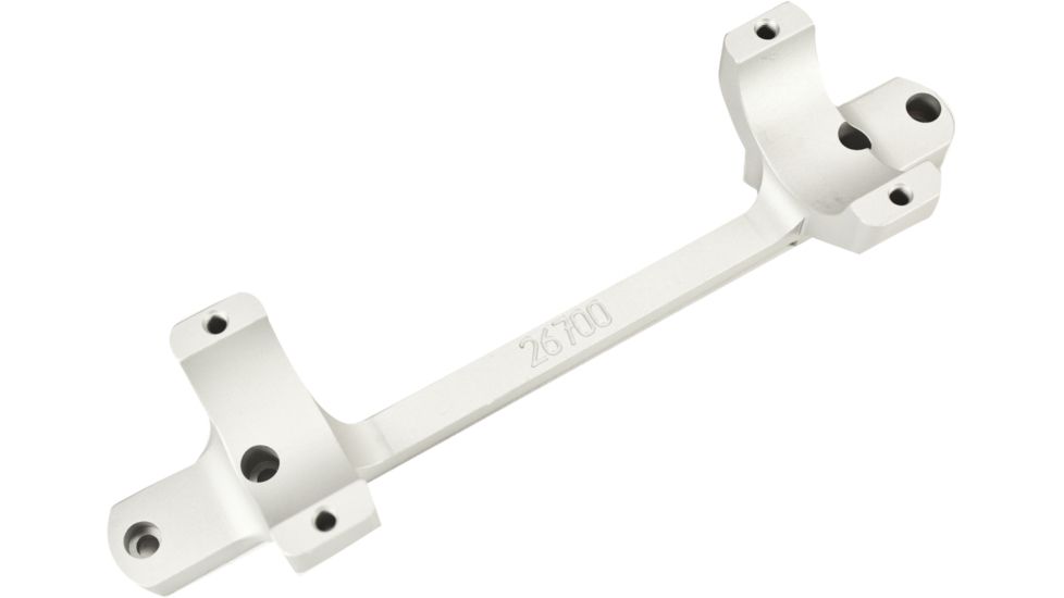 DNZ Products Game Reaper Scope Mount - Remington 700 Long Action, Low Ring, 0 MOA, 30 mm Tube, Silver, 26700s