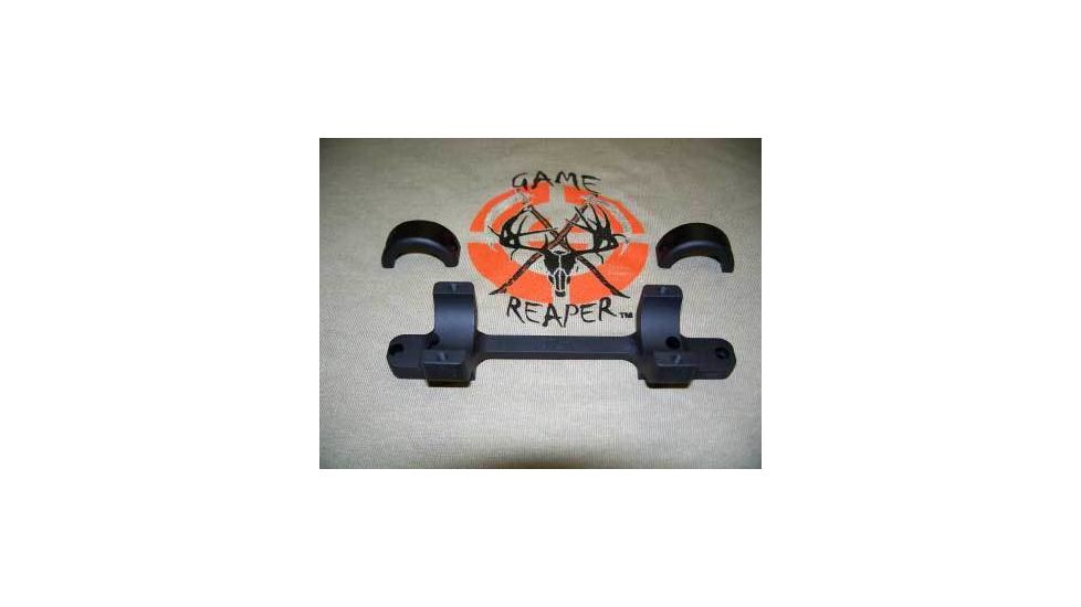 DNZ Products Game Reaper Scope Mount - Remington 700 Short Action, Medium Ring, 0 MOA, 1 in Tube, Silver, 21700