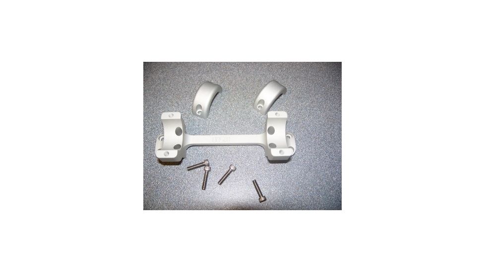 DNZ Products Game Reaper Scope Mount - Browning X Bolt Short Action, Medium Ring, 1 in Tube, Silver, 81500s