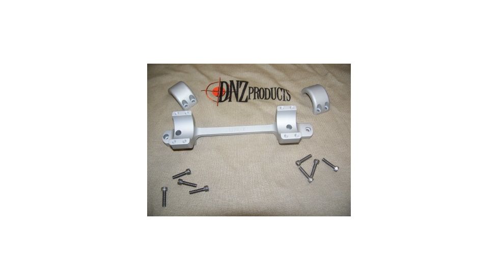 DNZ Products Game Reaper Scope Mount - Remington 700 Long Action, Low Ring, 0 MOA, Hand, 1 in Tube, Silver, 10700TS