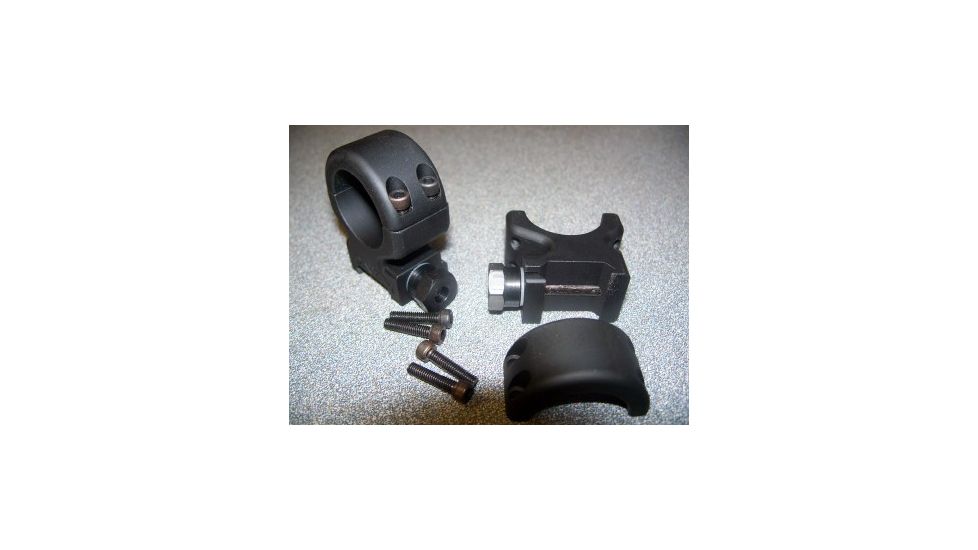 DNZ Products Freedom Reaper Scope Mount - 2 x Picantinny Rail, 1 in Tube, High Ring, Black Matte, 143PT