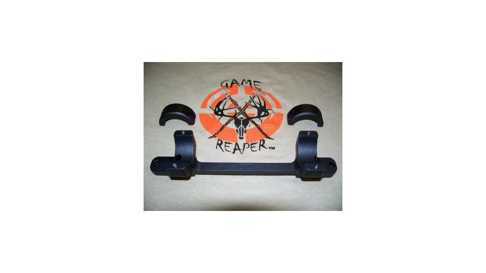 DNZ Products Game Reaper Scope Mount - Remington 700 Short Action, Low Ring, 1 in Tube, Black Matte, 6700