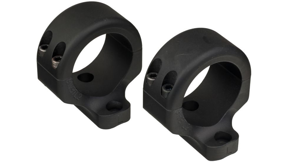 DNZ Products Hunt Masters Scope Mount - Browning A-Bolt III, Ambidextrous Hand, Low Ring, 1 in Tube, 2 Screws, Black Matte, BW1L2