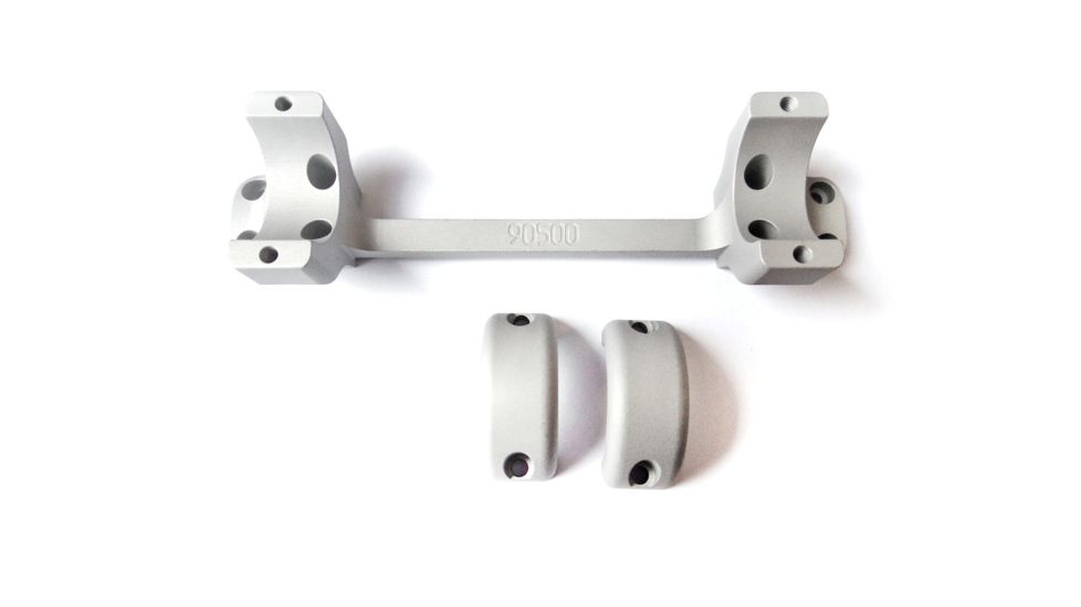 DNZ Products Game Reaper Scope Mount - Browning X Bolt Long Action, Low Ring, 30 mm Tube, Silver, 95500s