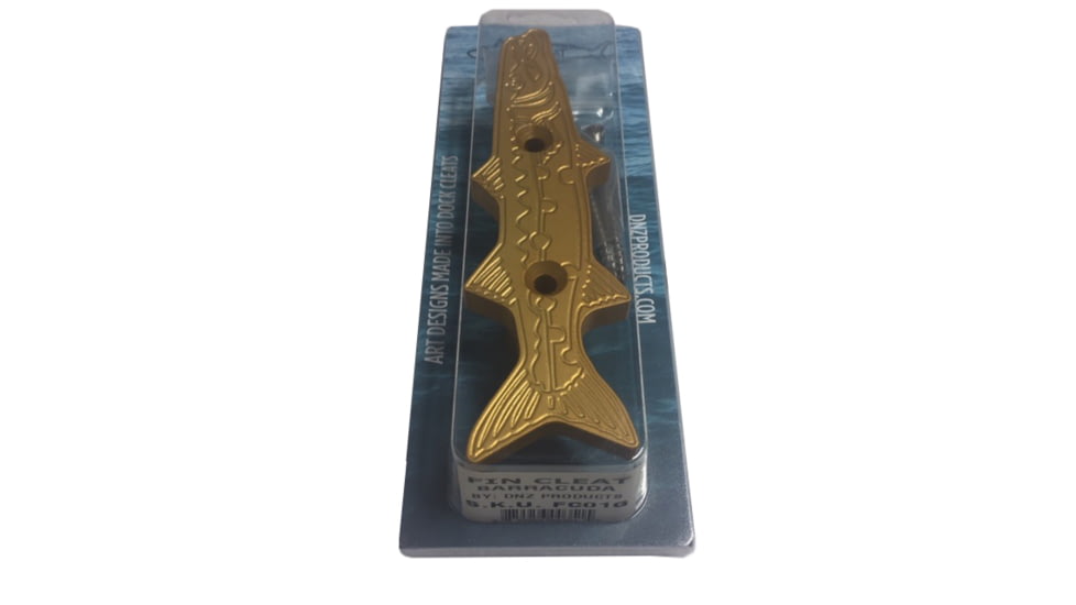 DNZ Products Fin Cleat - Docking &amp; Anchoring Equipment - Barracuda, Gold, FC01G