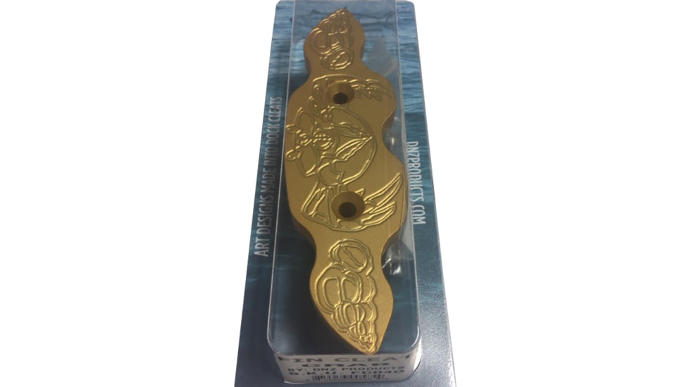 DNZ Products Fin Cleat - Docking &amp; Anchoring Equipment - Crab, Gold, FC04G