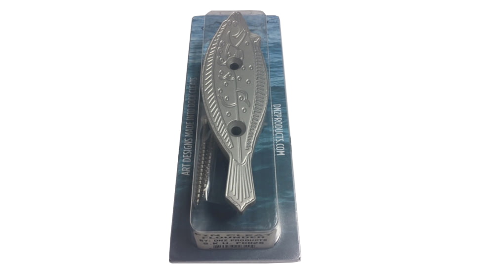 DNZ Products Fin Cleat - Docking &amp; Anchoring Equipment - Flounder, Silver, FC02S